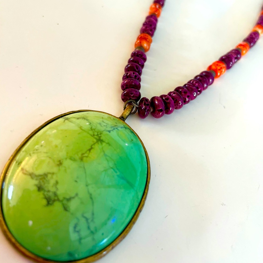 LUCKY BRAND STATEMENT NECKLACE